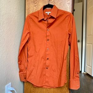 ⭐️Express Orange Button down⭐️LASTCHANCE
